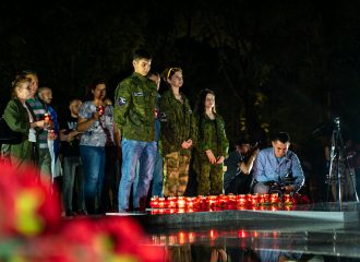 Астраханские поисковики и активисты Бессмертного полка России присоединились к международной акции «Свеча Памяти»