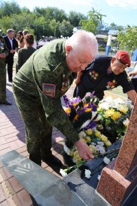 В парке им. III Интернационала Трусовского района г.Астрахани прошел патриотический митинг