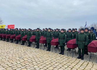 Астраханские поисковики приняли участие в захоронении 180 защитников Сталинграда