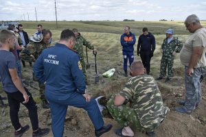 Астраханские патриоты на Вахте Памяти в Волгоградской области