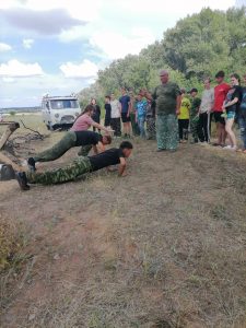 Астраханские патриоты на Вахте Памяти в Волгоградской области