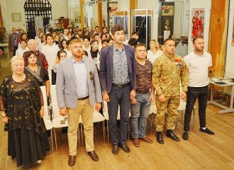 Астраханские патриоты отметили первую годовщину подписания Договора о Воссоединении ДНР, ЛНР, Херсонской и Запорожской областей с Россией