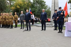 Астраханские патриоты простились с ефрейтором Беляковым А.И., погибшим в 1941 году в Выборгском районе Ленинградской области