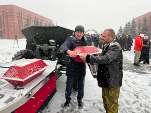 В Подмосковье в День Неизвестного Солдата состоялась церемония передачи останков советских воинов