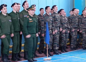 В г. Астрахани прошёл смотр песни и строя «Плац Парад-2024» под девизом «Нам этот мир завещано беречь»