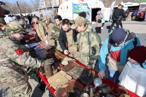 Город трудовой доблести Астрахань посетил поезд-музей «Сила в правде»