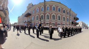 Парадный марш курсантов КИМРТ в честь Дня Победы