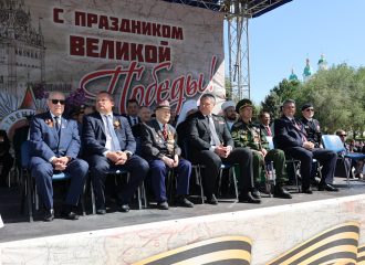 В Астрахани прошёл Парад в честь 79-ой годовщины Победы в Великой Отечественной войне