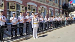 Парадный марш курсантов КИМРТ в честь Дня Победы