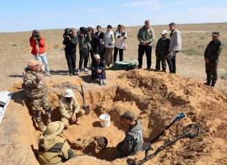 Астраханские поисковики завершили весеннею учебно-поисковую экспедицию в Республики Калмыкия