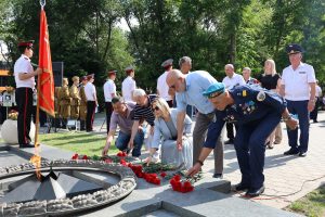 В Астрахани прошла «Линейка памяти и скорби»