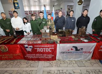 Патриотические выставки прошли для студентов Астраханского государственного медицинского университета
