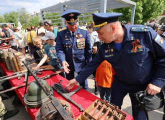 В Астрахань прибыл поезд-музей «Сила в правде» в рамках Всероссийской патриотической акции