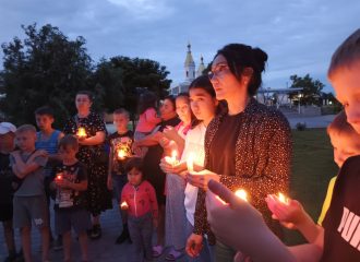 Астраханские патриоты с. Цветное Володарского района Астраханской области, присоединились к Всероссийской акции «Свеча памяти»