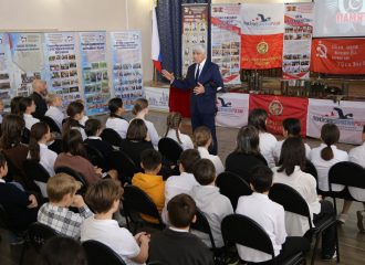 В СОШ № 45 г. Астрахани прошли патриотические уроки мужества в рамках проекта «Мы помним подвиг солдата»