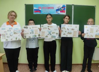 В Харабалинском районе Астраханской области прошли мероприятия ко Дню воссоединения новых регионов с Россией